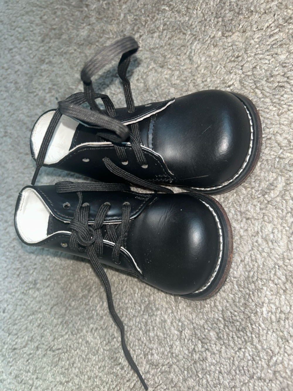 Josmo Black Toddler Lace-Up Dress Shoes Size 5 ✨ - Picture 5 of 5
